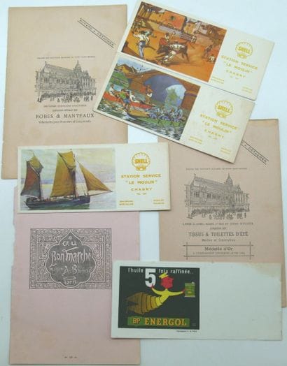 BUVARDS.
50-Divers Établissements & Thèmes.
Dissolution...