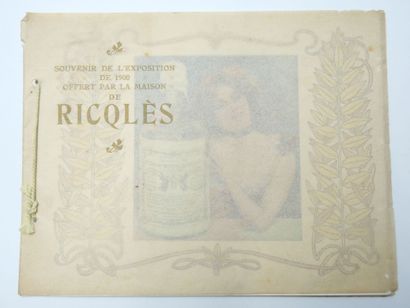 44 CHROMOS ET DOCUMENTS RICQLES : Carnet-Souvenir...