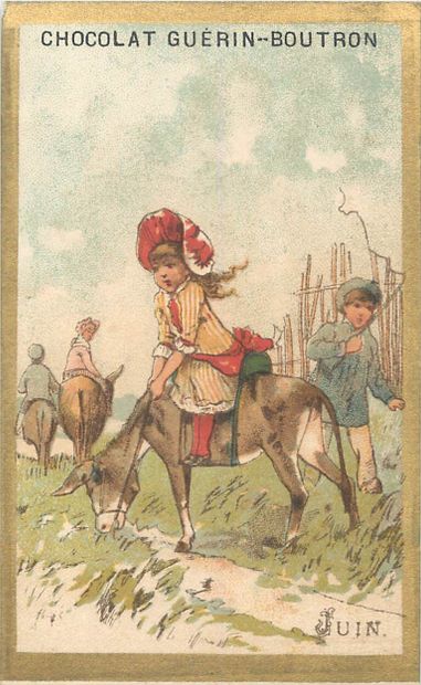 57 Chromos - Chocolat Guérin-Boutron.
Bordure...