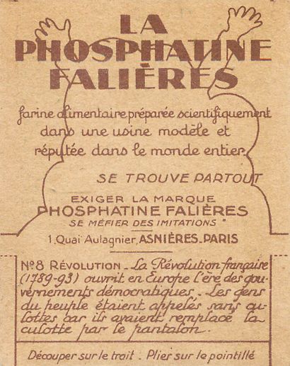 83 CHROMOS : La Phosphatine Falières. « 1-Le...