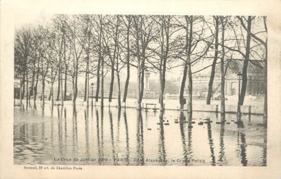 21 CARTES POSTALES INONDATIONS 1910 : Paris-5cp...