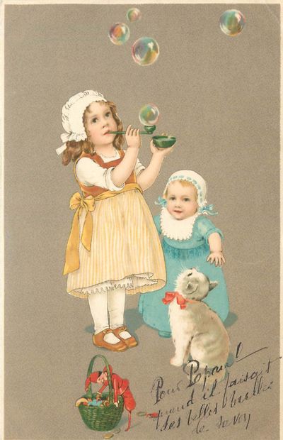 159 CARTES POSTALES FANTAISIES : M.M Vienne,...
