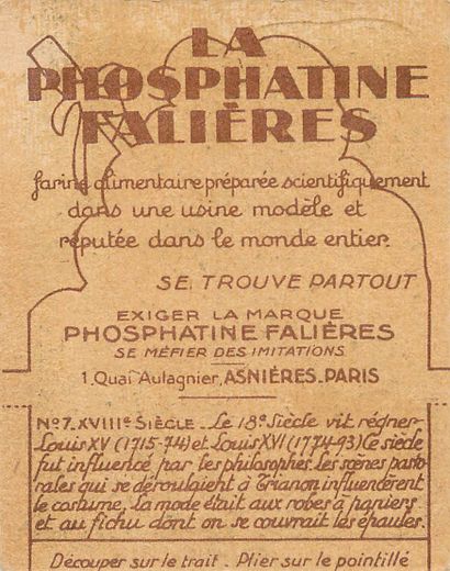 83 CHROMOS : La Phosphatine Falières. « 1-Le...