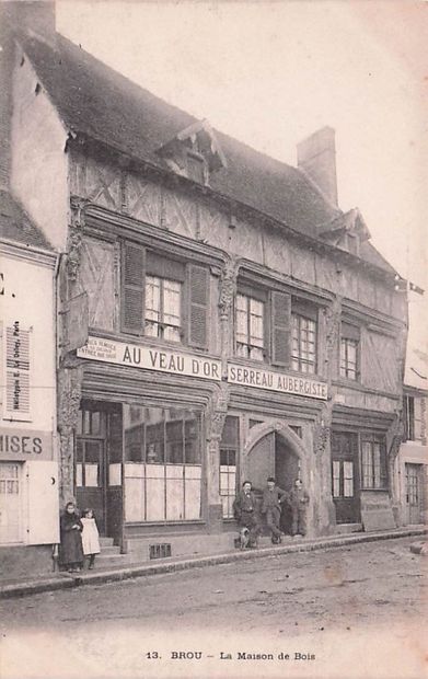 7 CARTES POSTALES COMMERCES : Hôtels-Restaurants-Cafés...