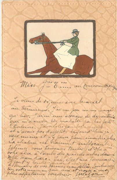 26 CARTES POSTALES LES CHEVAUX : Fantaisies,...