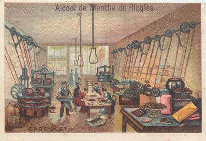 30 CHROMOS RICQLES : Métiers & Industries....