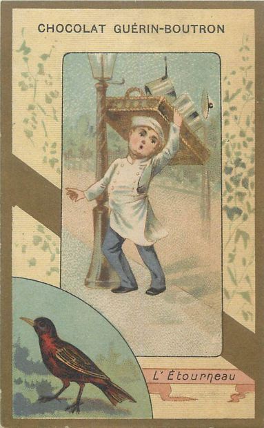 57 Chromos - Chocolat Guérin-Boutron.
Bordure...