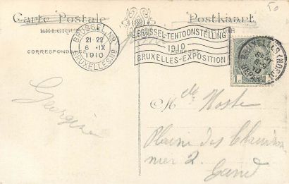 75 CARTES POSTALES BELGIQUE : Expositions...