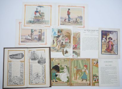 36 CHROMOS & DIVERS - AU BON MARCHE : Livret...