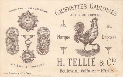 47 CHROMOS : Alimentaire - Divers. « 1-Etiquette-Quinquina...