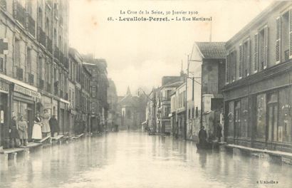 21 CARTES POSTALES INONDATIONS 1910 : Paris-5cp...