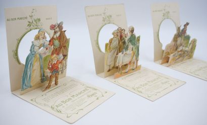 6 CHROMOS - SYSTEME - AU BON MARCHE : Goossens...