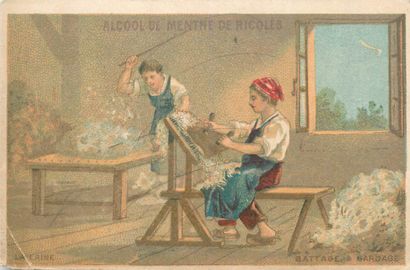 30 CHROMOS RICQLES : Métiers & Industries....