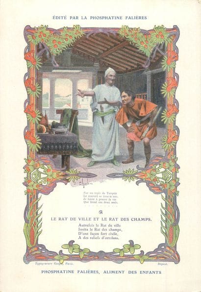 30 CHROMOS : Phosphatine Falières-Fables...