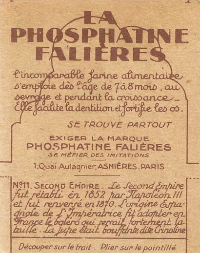 83 CHROMOS : La Phosphatine Falières. « 1-Le...