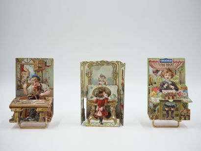 8 CHROMOS - SYSTEME - AU BON MARCHE : Verger...
