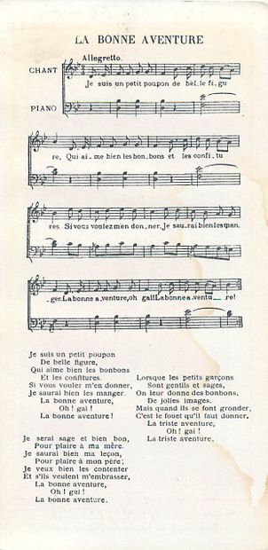 19 Images Publicitaires. Vin Girard. Chansons.
16cm...