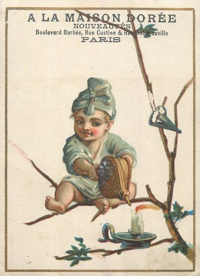 64 CHROMOS : Magasins. « L.Calvet Amiens-Enfants...