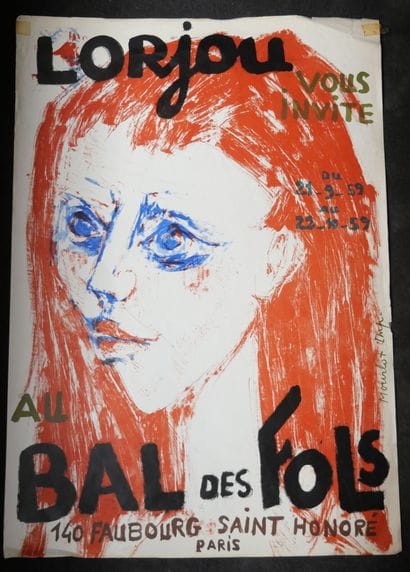 AFFICHES. Ensemble de 4 Affiches.
Lorjou...
