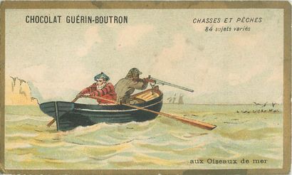 57 Chromos - Chocolat Guérin-Boutron.
Bordure...