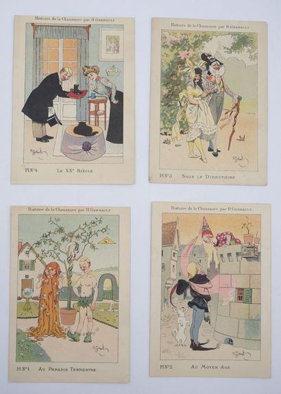 112 CHROMOS : Grands Magasins-Divers Formats....