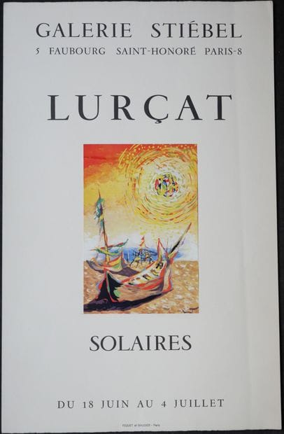 AFFICHES. Ensemble de 4 Affiches.
Lorjou...