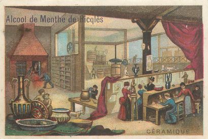 30 CHROMOS RICQLES : Métiers & Industries....
