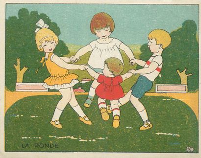 83 CHROMOS : La Phosphatine Falières. « 1-Le...
