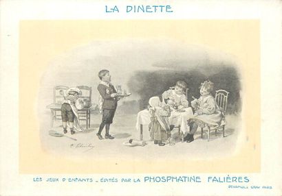 83 CHROMOS : La Phosphatine Falières. « 1-Le...