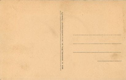 4 CARTES POSTALES METIERS : Sélection. 