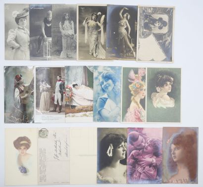 82 CARTES POSTALES FANTAISIES : Les Femmes....
