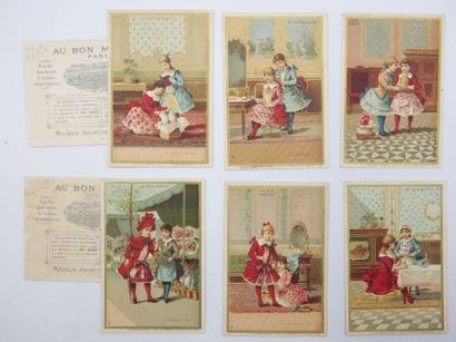 397 CHROMOS - AU BON MARCHE - EDITEUR MINOT...