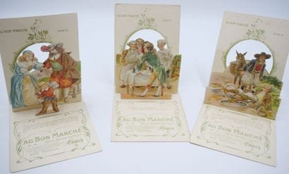 6 CHROMOS - SYSTEME - AU BON MARCHE : Goossens...