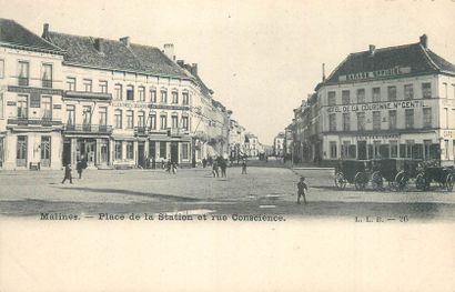 290 CARTES POSTALES BELGIQUE : Villes, qqs...