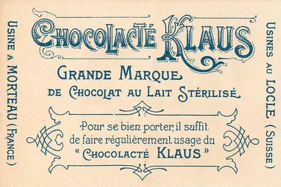 45 CHROMOS : Chocolats et Cacaos-Divers Formats....