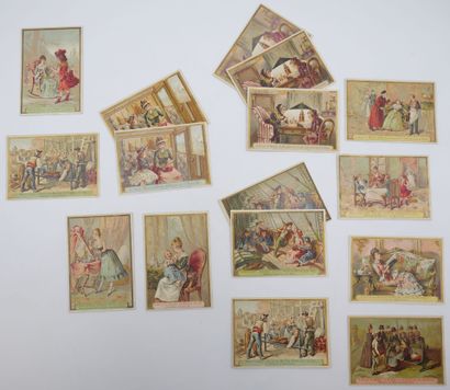 68 CHROMOS RICQLES : 16-Scènes Diverses-légende...