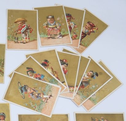 223 CHROMOS - AU BON MARCHE - EDITEUR VALLET...