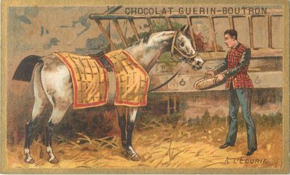 57 Chromos - Chocolat Guérin-Boutron.
Bordure...