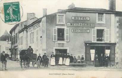 8 CARTES POSTALES COMMERCES : Sélection....