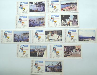 BUVARDS.
90-Alimentaire.
Flan Lyonnais-10,...