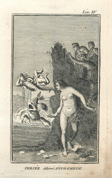 16 Lithographies - Métamorphoses d'Ovide.
La...