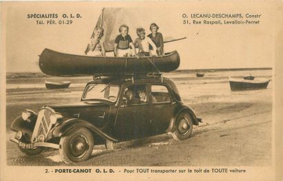 4 CARTES POSTALES METIERS : Sélection. 