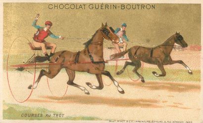 57 Chromos - Chocolat Guérin-Boutron.
Bordure...