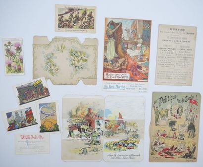 357 IMAGES & CHROMOS : Divers Thèmes. « Bazar...