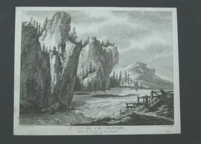 Suisse. 40 Lithographies, Reproductions et...