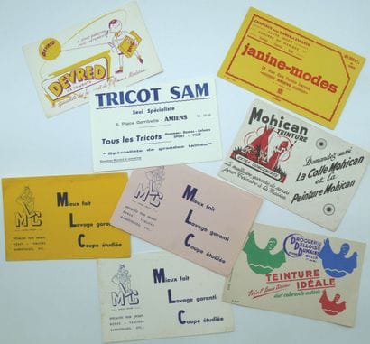 BUVARDS.
61-Chaussures, Cirages, Textile...