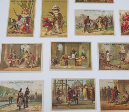 61 CHROMOS RICQLES : Personnages Connus....
