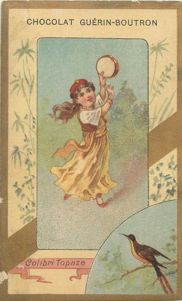 57 Chromos - Chocolat Guérin-Boutron.
Bordure...