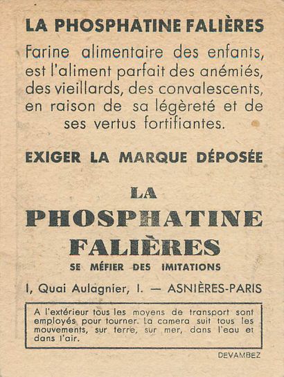 83 CHROMOS : La Phosphatine Falières. « 1-Le...