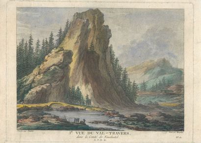 Suisse. 40 Lithographies, Reproductions et...